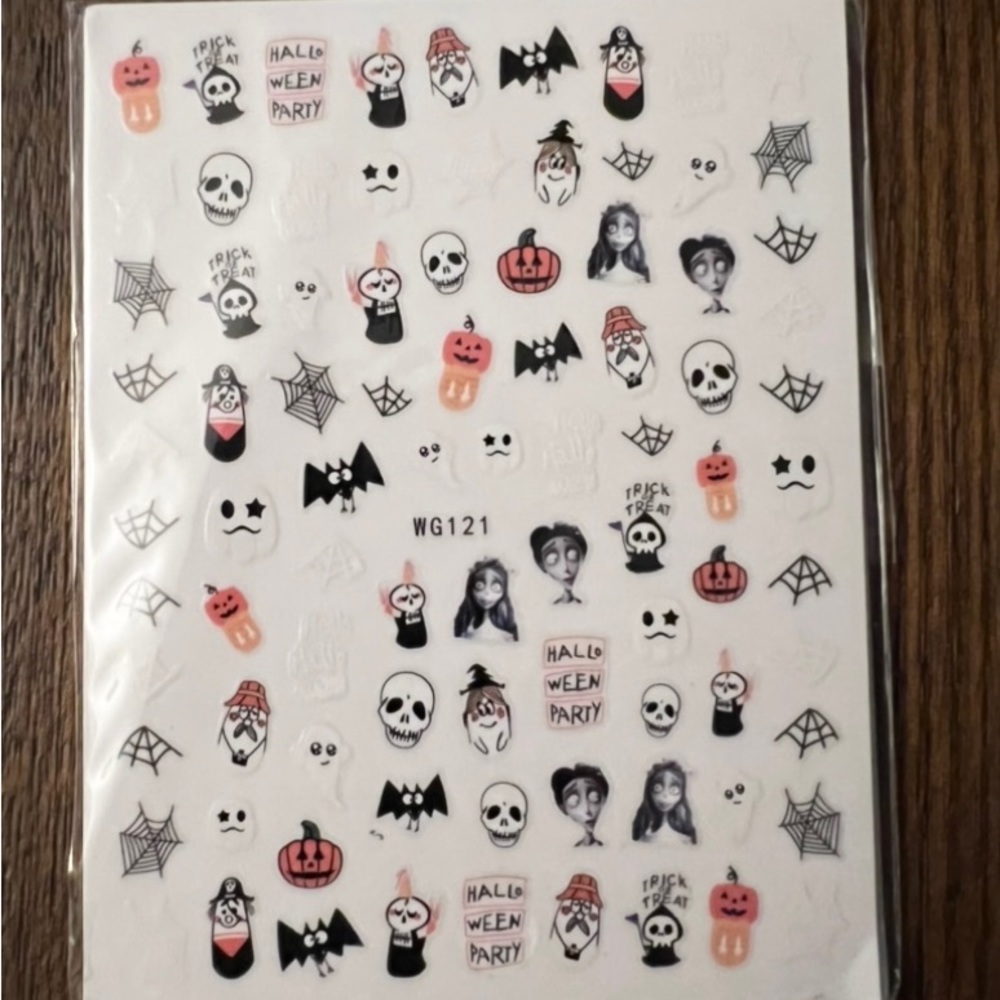 $.50 HALLOWEEN NAIL STICKER SHEET. NEW. $.50 WITH ANY ORDER OF $10 OR MORE - Picture 8 of 16
